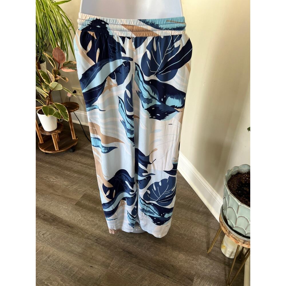 Peace Love World Small Petite Wide‎ Leg Pants #419